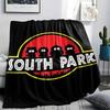 South Park Art Printed Flannel Blanket, soft throw for bedroom sofa, washable, fan merchandise, great gift.
