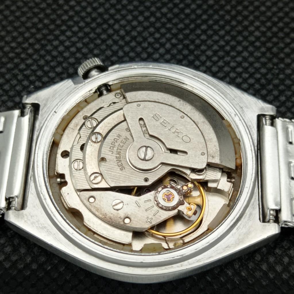 VINTAGE SEIKO 5 AUTOMAT 6309A JAPONIA CEAS D/D NEGRU 596-a312747-2 SKU596-a312747