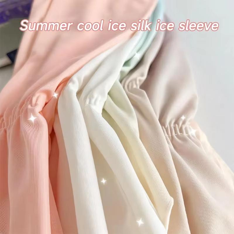 1 Pair Of Loose Sports Sun Protection Gradient Ice Sleeves, Summer Outdoor Uv Protection Loose Sleeves Cycling Arm Sleeve