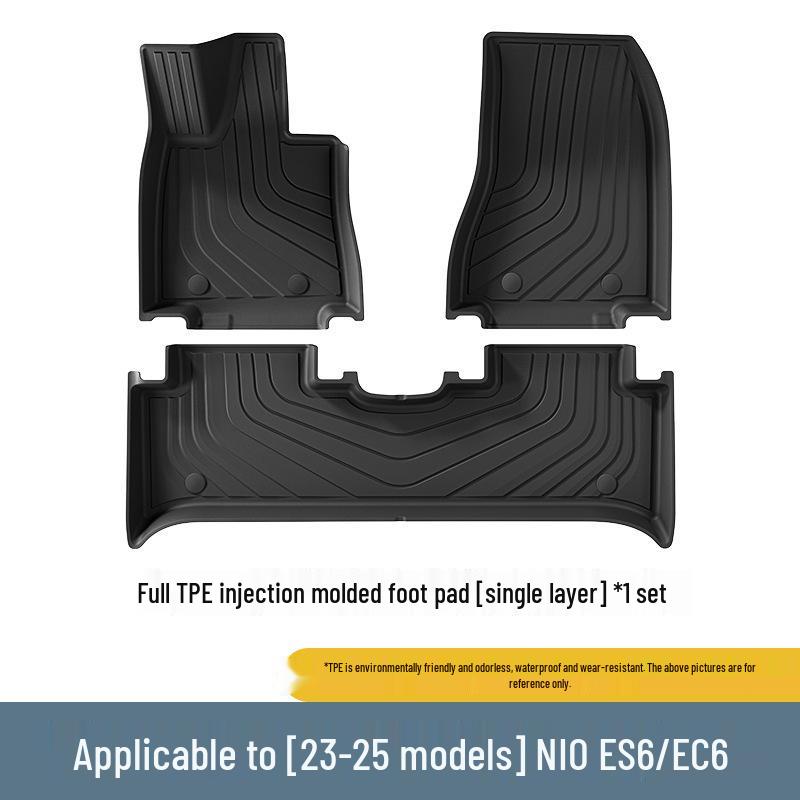 Custom TPE Car Mats for Weilai ES6/EC6 (Model Years 23-25) – Includes Trunk Mat