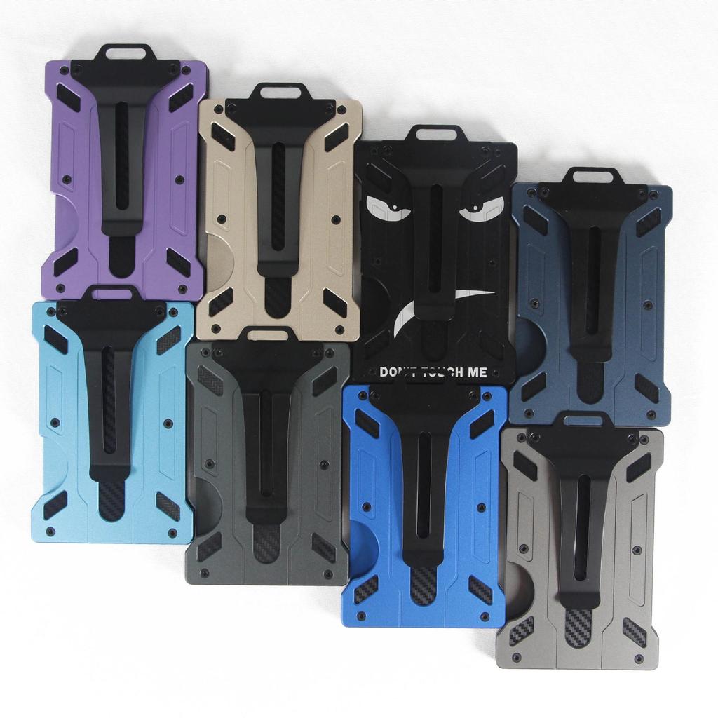 New Transparent RFID Anti-Theft Metal ID & Credit Card Holder Sleeve