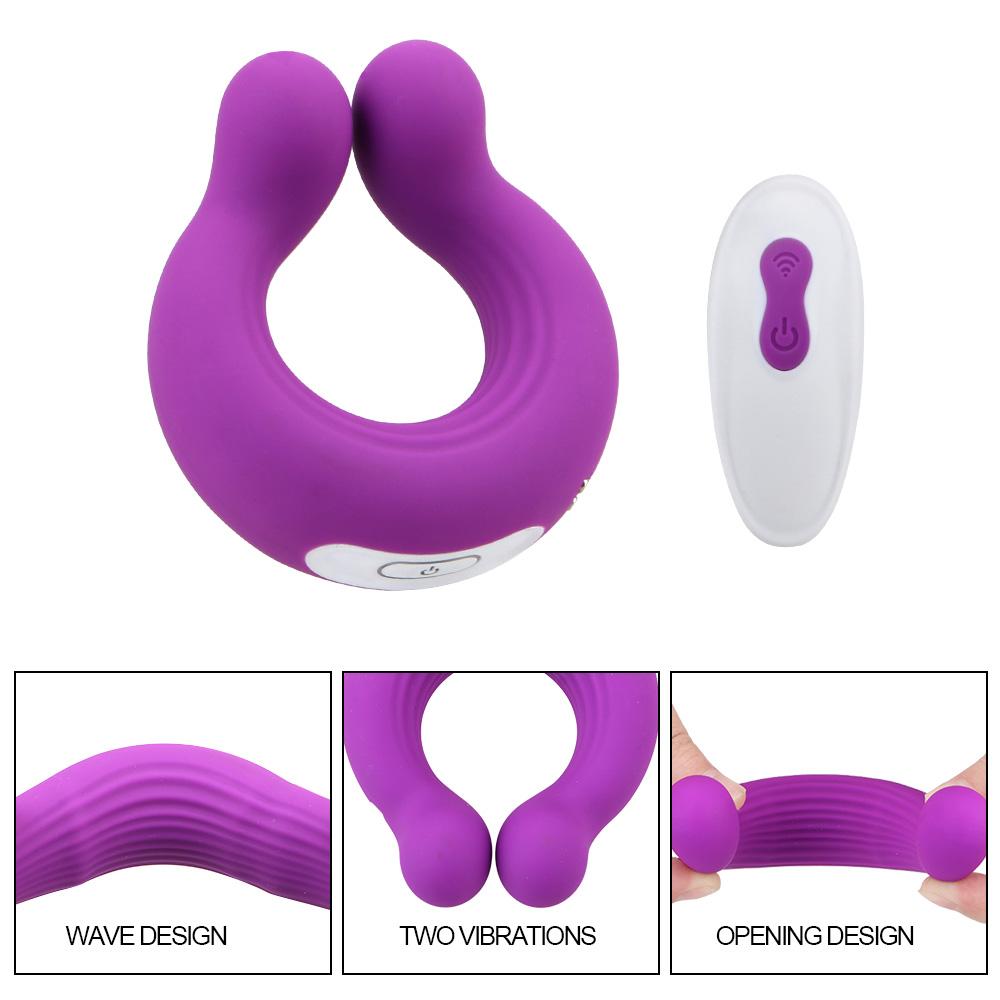 Couple Vibrator for Penis Clitoral Stimulation Sex Toys Cock Ring Vibrator,Wireless Remote Control Clitoris Stimulator Massager