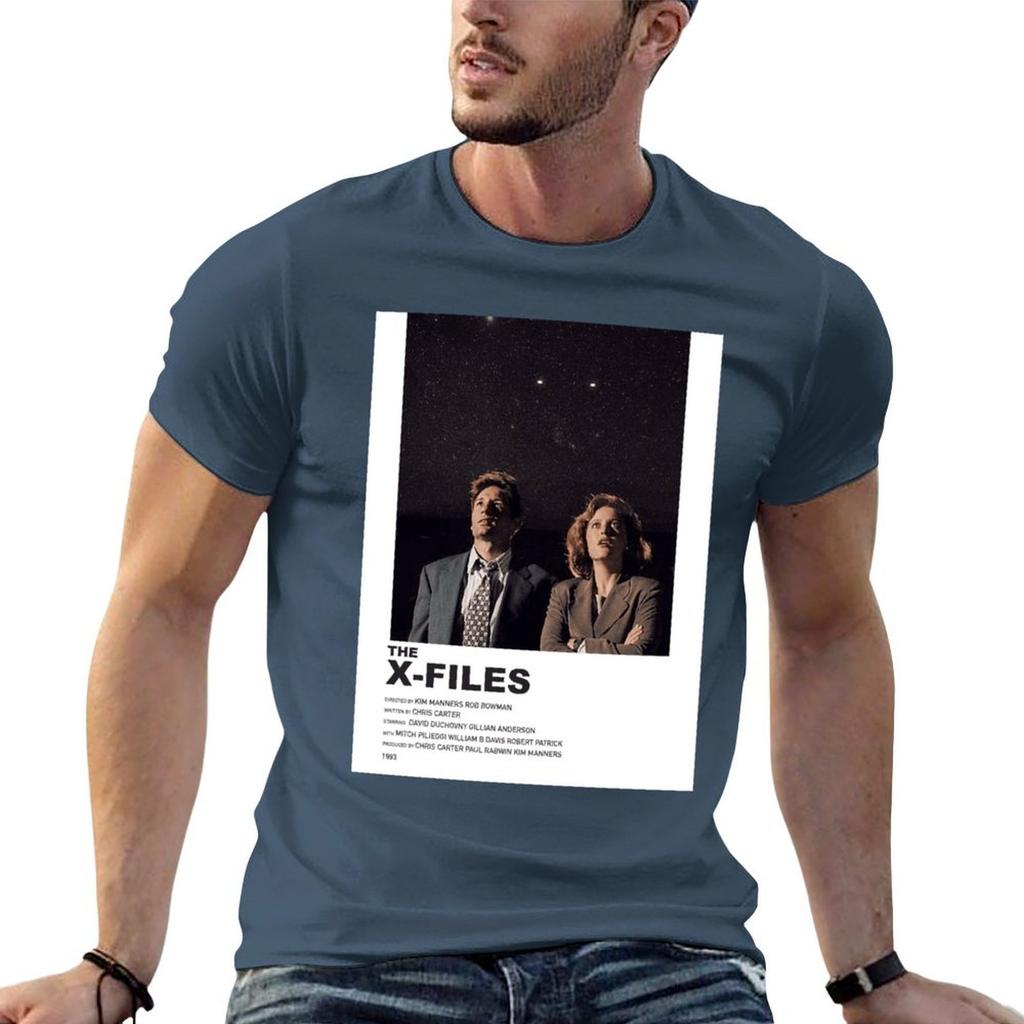 The Xfiles Poster Classic Tshirt Christmas Casual Short Sleeve Top