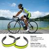 1pair ABS Reflective Trouser Clips Safety Strips Outdoor Cycling High Visibility Bicycle Pants Clip Cycling Equipment