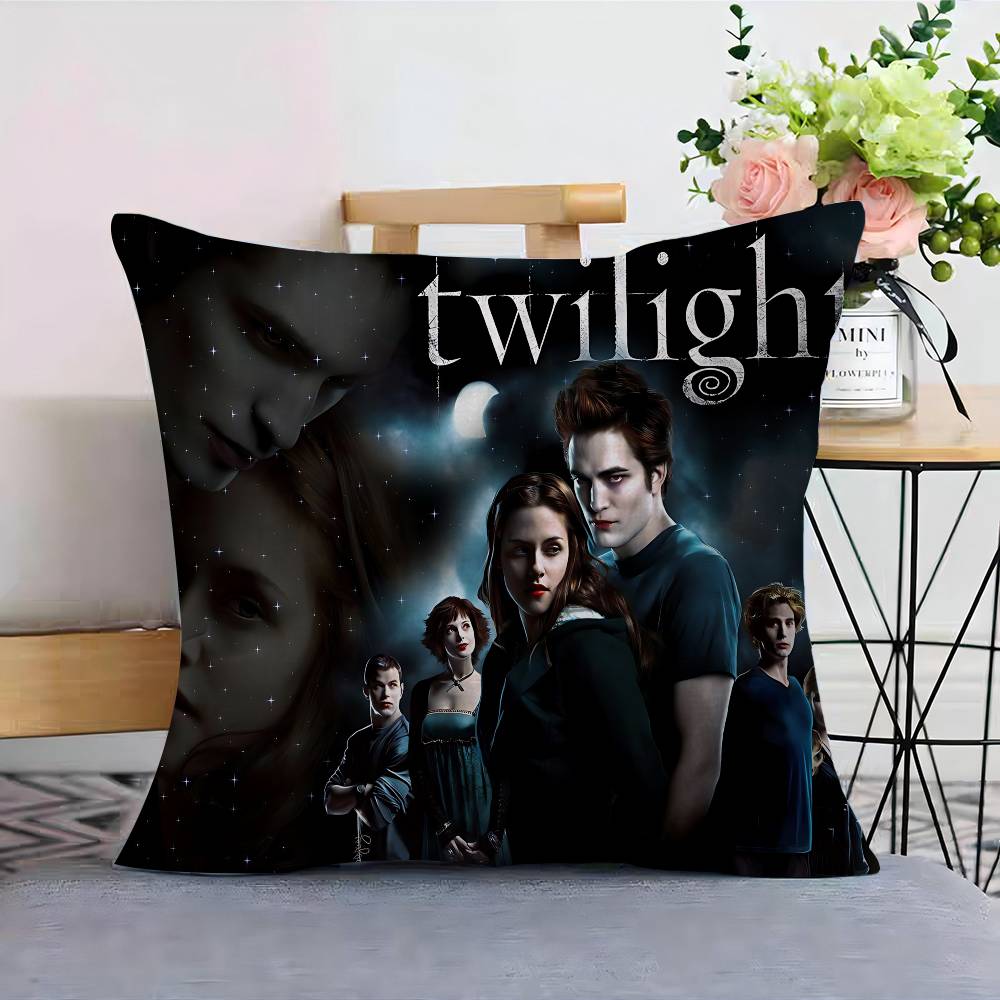 Movie Twilight Cushion Cover Car Throw Pillow Case For Sofa Car Christmas Gift 40X40Cm 45X45Cm