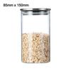 With Stainless Steel Lid Sealed Can Transparent Coffee Bar Station Organizer  Kitchen Supplies