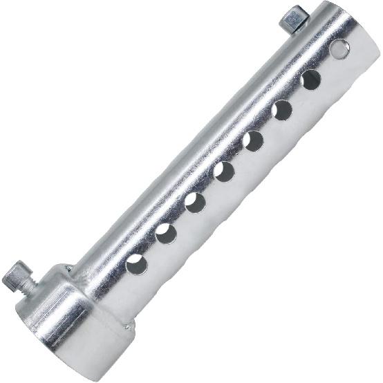 Exhaust Silencer Motorbike Muffler ert Baffle Silencer Universal (silver-35mm