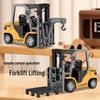 Bluetooth Remote Control Alloy Forklift Model: 1:64 Liftable Toy Truck for Boys