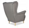 ARI Scandinavian Family Meble Wing Chair, Grey Relaxation Classic Throne