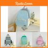 Adorable Spring Casual Backpack For Kids In Black Green And Pink With Polyester Lining