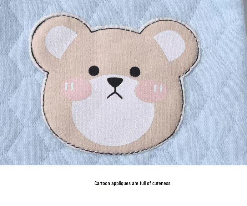 Class A Baby Clothes: Three-Layer Cardigan & Boneless Split Underwear Set for Boys and Girls - Perfect for Spring, Autumn, and Winter