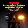Automotive Electric Motorcycle Projection Turn Signal Lights High-Definition High-Brightness Colorful LED Tail Lights Warning