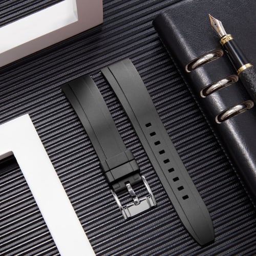 BINLUN Quick Release Silicone Watch Band, Replacement Rubber Watch Strap for 18mm, 19mm, 20mm, 21mm, 22mm, and 24mm Smartwatch Bands, Waterproof Rubbe