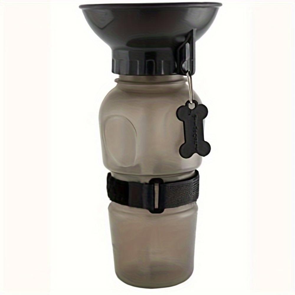 

1 Piece Durable Portable Pet Water Bottle Water Container Storage Leak Proof Drinking Bowls Suitable For Dogs Travel Feeder Pet Accessories 500ml серый