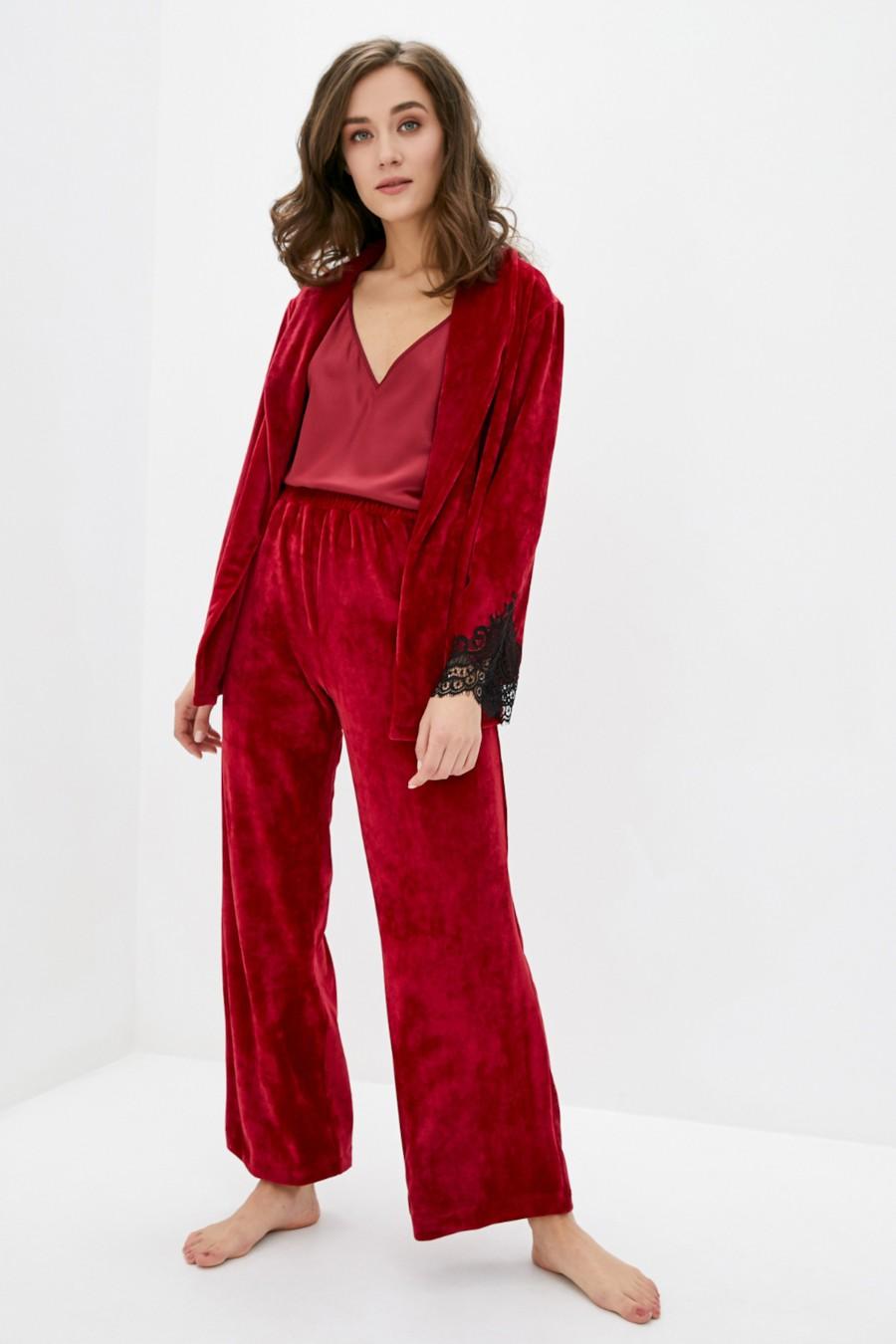 

комплект: халат та штани Silence (70686) 42(S) зелений