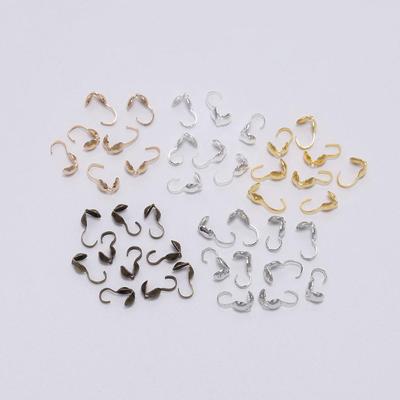 Lot de 200 connecteurs de chaîne à billes, fermoirs, embouts à sertir, perles, connecteurs pour la fabrication de bijoux, accessoires de bricolage