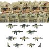 Commando Urbano Forze Speciali Figure Militari Blocchi da Costruzione SWAT Esercito USA Ucraina Soldati Assalto Fanteria Scudo Armi Giocattoli