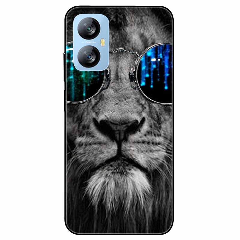 Für Blackview A52 Pro Hülle Handyhülle Stoßfeste Schwarz lackierte TPU Hülle für Blackview A52 Pro Silikon Weicher Bumper A52Pro Süß