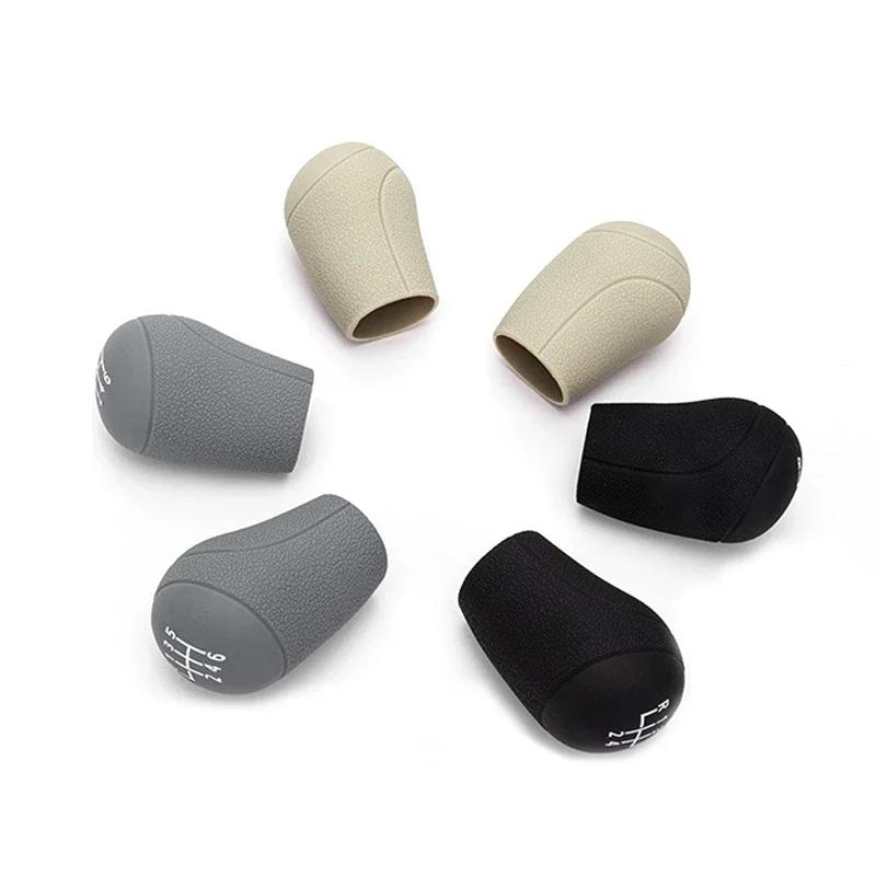 Car Manual Auto Silicone Gear Shift Knob Cover Non Slip Lever Shifter Knobs Case Protector Bump Stick Jarket for VW Golf Jetta