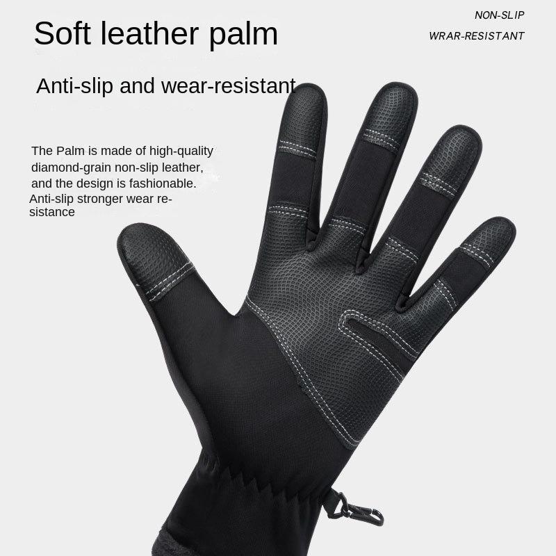 Winter Gloves Unisex Thermal Warm Gloves Cold Weather Touch Screen Water-Resistant Windproof Glove for Jogging Road Travel Biking Hik High Quality
