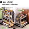 3-Layer 304 Stainless Steel Kitchen Countertop Organizer
