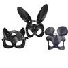 SM Erotic Bunny Fox Mouse Cosplay Masquerade Mask Props for Couples