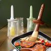 Silicone Oil Brush with Bottle Kitchen Food Grade Barbecue and Baking Household High-temperature Resistance Integrated