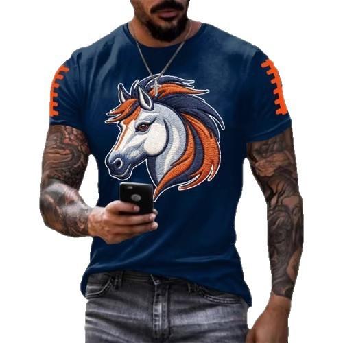 Men's Short Sleeve T-Shirt, USA Flag Graphic, We The People Freedom, Casual Wear