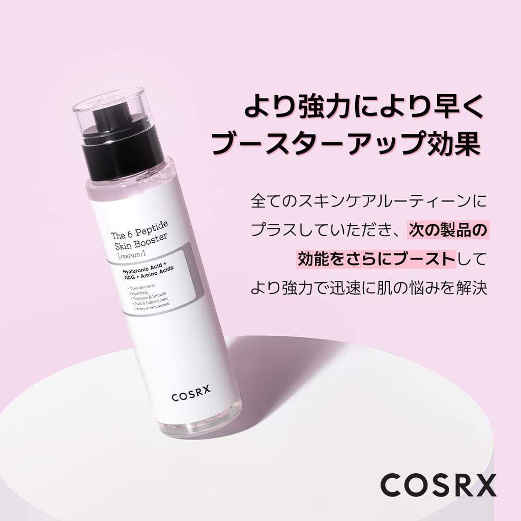 COSRX Peptid Booster Einführungs-Peptid 6 Haut-Booster Große Kapazität Einführungs-Peptid-Toner Hyaluron-Einführung Koreanische Kosmetik Serum,
