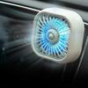 Car Air Outlet Cooling Fan USB Color Light Low Noise Multifunction Mini Car Fan Auto Interior Automotive Supplies Cooler Amagi