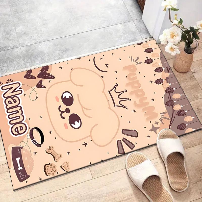 Custom Kpop Team Mat Personalized Name, Polyester Washable Indoor Entryway Rug, Gift for Christmas, Easter, Thanksgiving Day