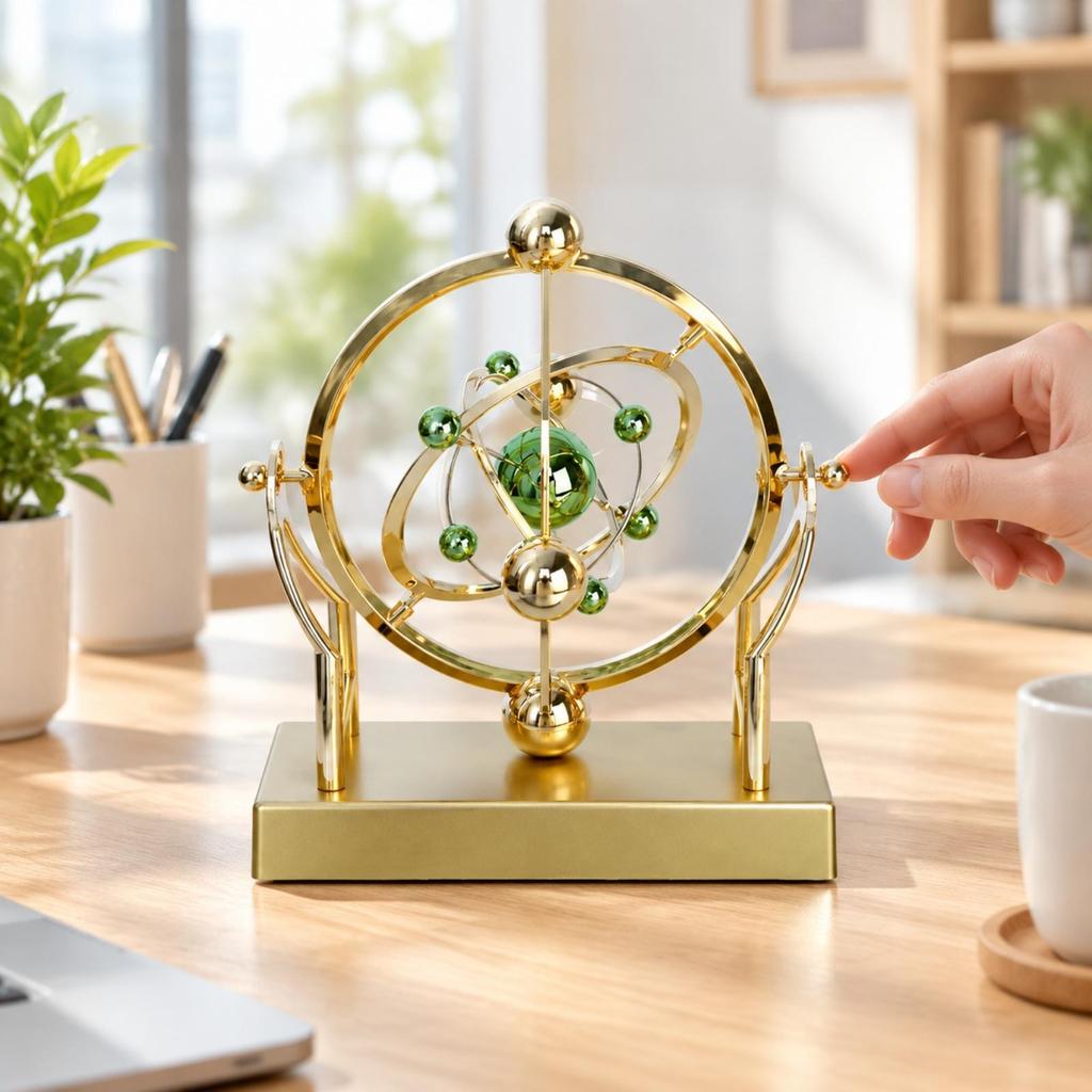 Kinetic Desktop Decorative Pendulum Modern for Office Desk