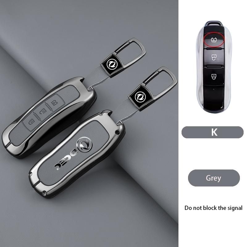 Zinc Alloy Auto Key Fob Case Key Fob Cover Fit For Dongfeng Fengguang Dfsk Glory 580 Fengon Ix5 Ix7 Seres 3 5 Sf5 Auto Accessories