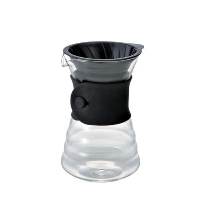 HARIO V60 droppdekanter 700ml svart för 1 till 4 koppar med band VDD-02B