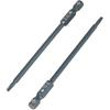 Hilitand 10pcs 100mm Long Torx Screwdriver Bits Set Alloy Steel 1/4" Hex Shank T10 Magnetic Security Star Head Screwdriver Bits (T 10)