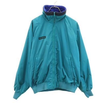 90s Old Long Sleeve Outdoor Jacket Green System Back Fleece Men's Used