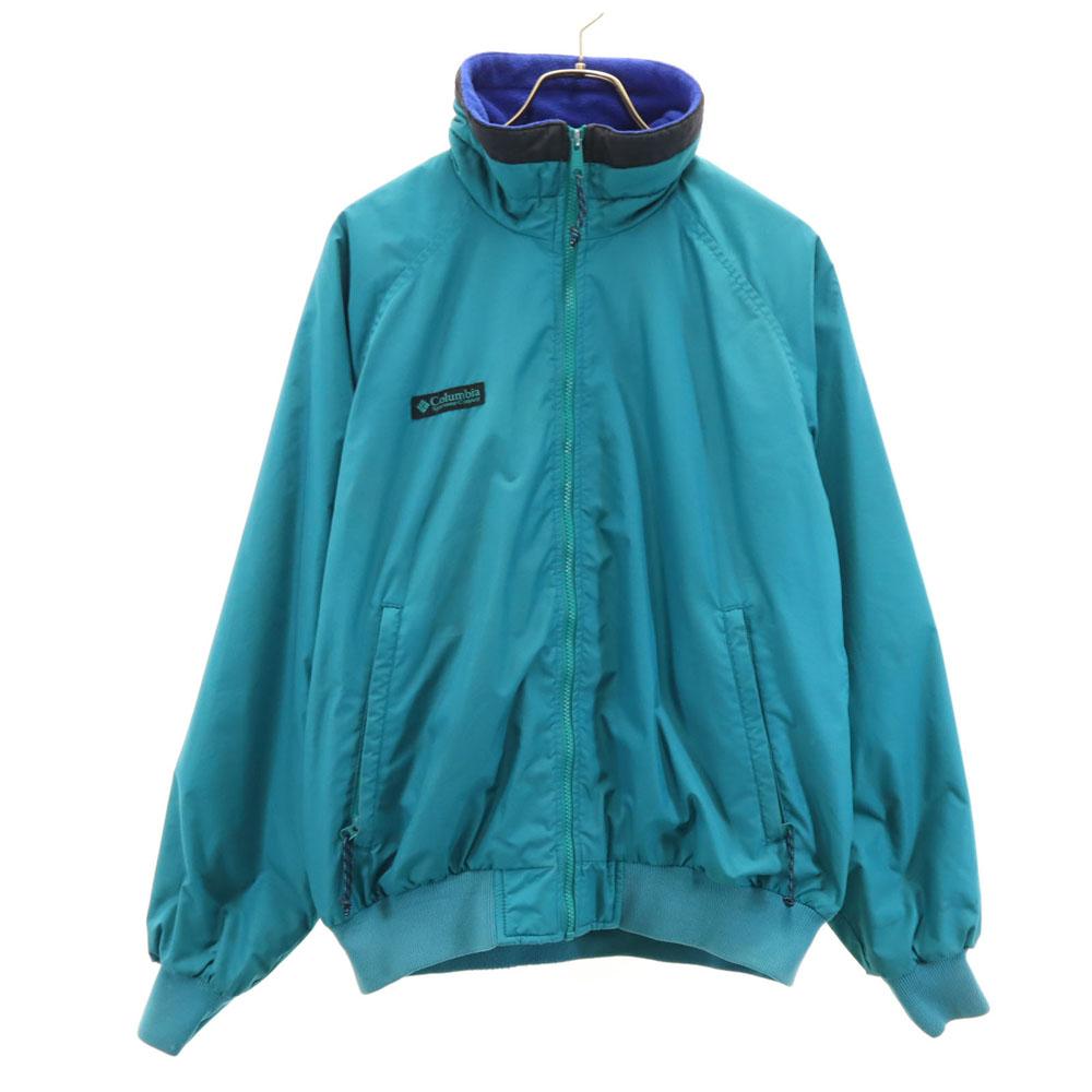 Columbia 90s Old Long Sleeve Outdoor Jacket Green System Back Fleece Men's Used