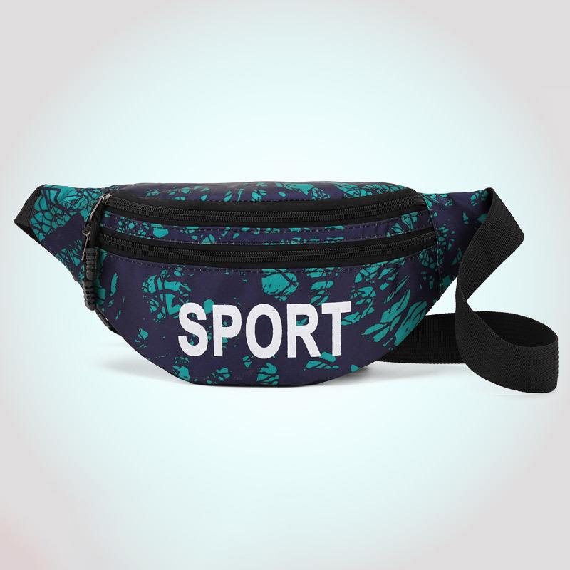 Mini uomo donna outdoor multifunzionale marsupio telefono portamonete borsa impermeabile pettorale
