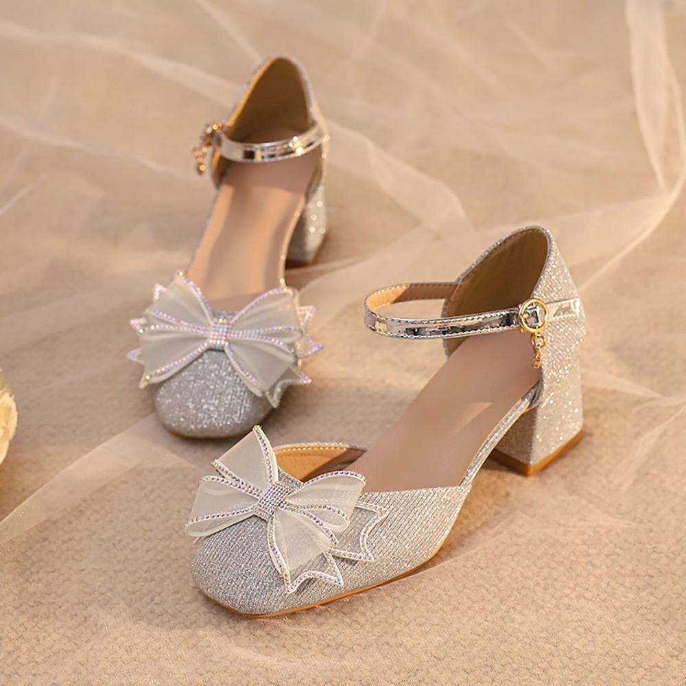 Gold Silber Frauen Sandalen Med Heel Kleine Große größe 33 52