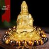 Alaşımlı Guanyin Buda Araba Süsü - Güvenli Yolculuklar İçin Orta Konsol Dekorasyonu
