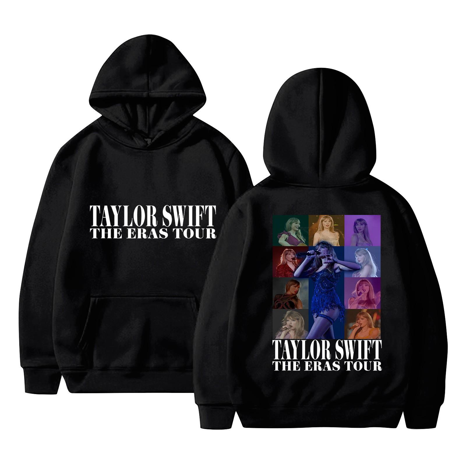 Women s Fall And Winte Printed Pullover Hooded Sweatshirt Long Sleeve Fashion Sweatshirt S чёрный