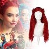 The Rise Descendants Of Red Women Wavy Wig Cosplay Headdress Show Decoration