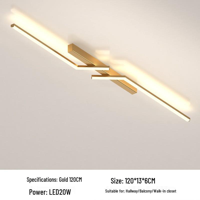 Nordisk Moderne Taklampe for Soverom, Korridor, Walk-in Garderobe, Balkong og Foajé