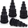 4Pcs Rubber Rubber Grommets Wire Bundle Boots Black Wires Coil 3/8 To 1 Inch Diameter  Power Lines