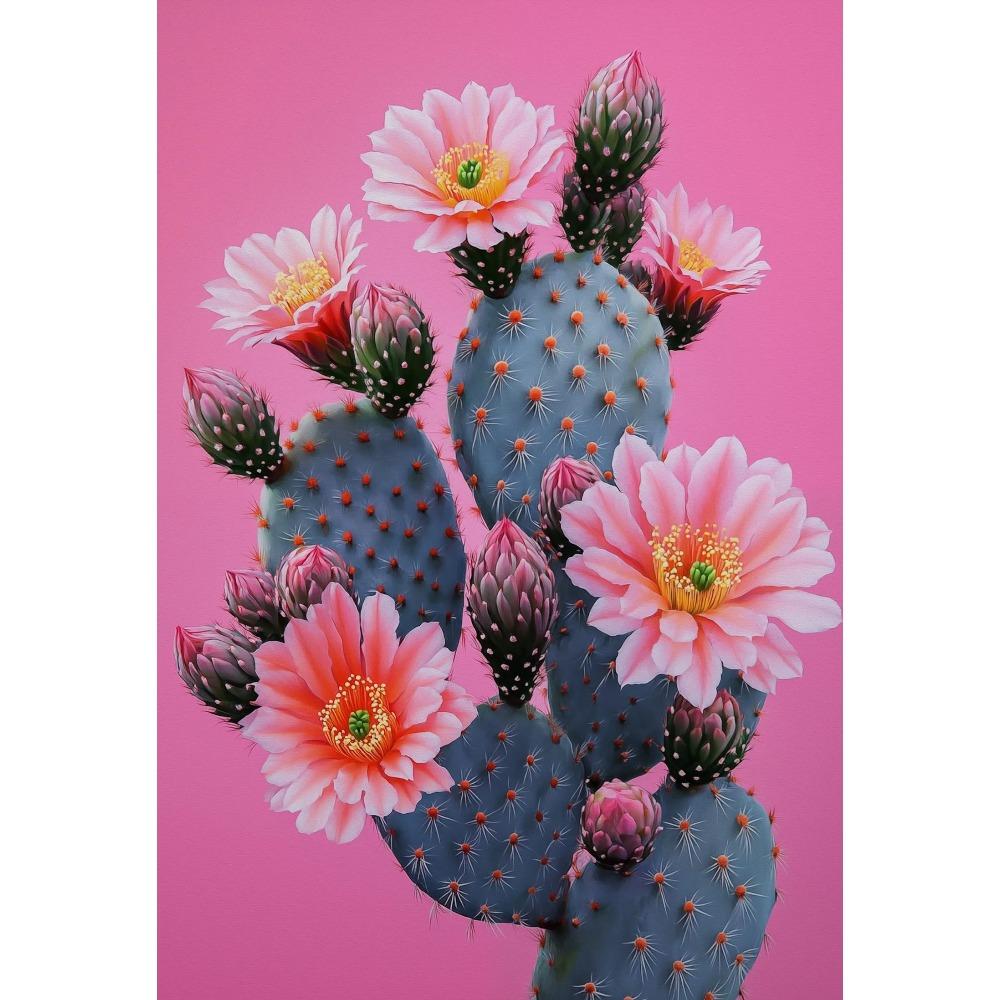 Poster Trendy Cactus Deserto Boho Western Messico Girly Estate Stampe Minimaliste Pittura su Tela Arte da Parete Immagine Decorazione Stanza Casa