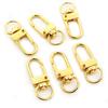 10pcs Snap Lobster Clasp Hooks Gold Silver Plated 5 Colors DIY Jewelry Making Findings for Keychain Neckalce Bracelet Supplies