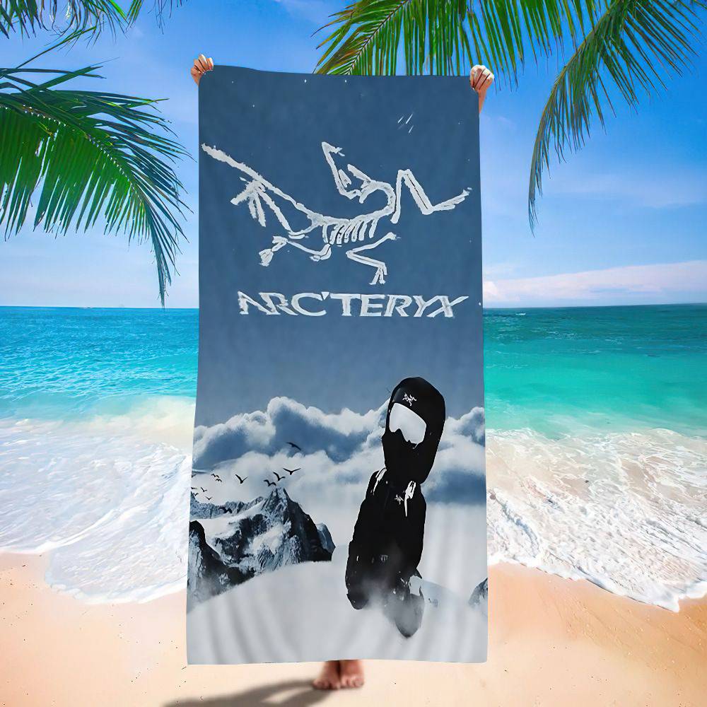 

Outdoor Brand A-Arc Teryx Microfiber Blanket Quick Drying Beach Towels Oversized Printing Super Absorbent Pool Towel Blanket W40*H60(CM)