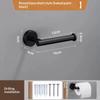 Durable Towel Holder Self-Adhesive No Drilling Bathroom Hook Stainless Steel Bathroom Organizer Kitchen Storage Rack