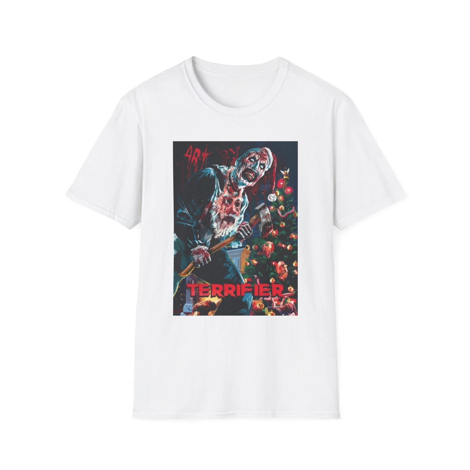 Men s and Women s T-shirts Terrifier Graphic T Short Horror Christmas Movie Funny Gift Unisex Softstyle XL