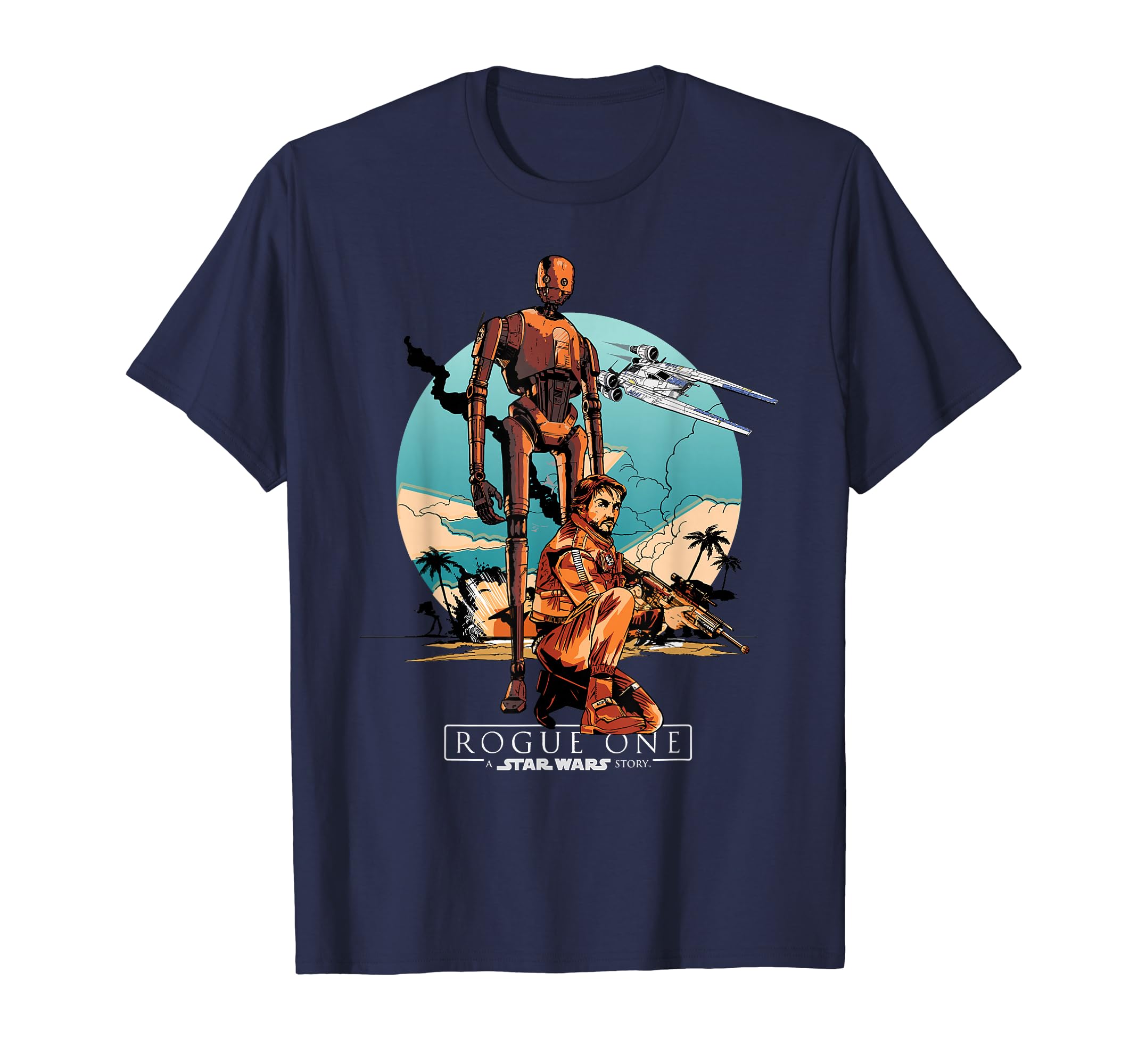 

Star Wars Rogue One K-2SO Cassian T-Shirt